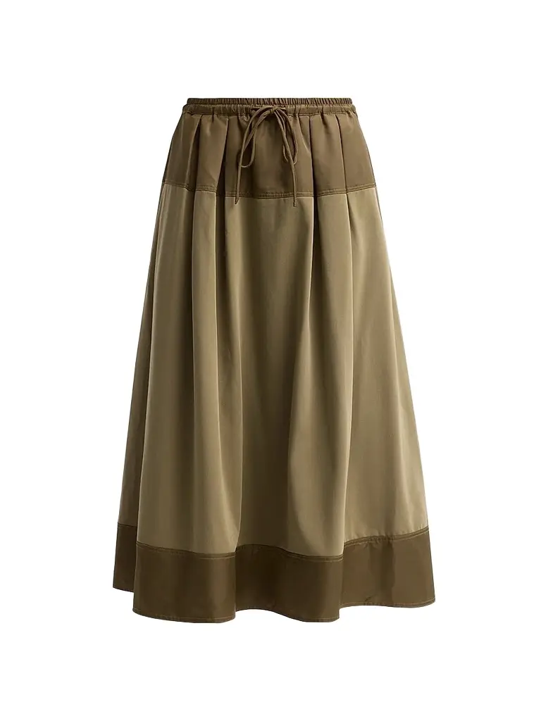 Cinq à Sept Women's Elisabetta Colorblocked Midi Skirt
