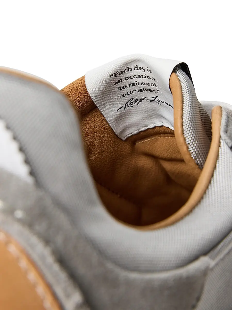 Polo Ralph Lauren Men's Nylon & Suede Low-Top Sneakers | Thumbnail 5