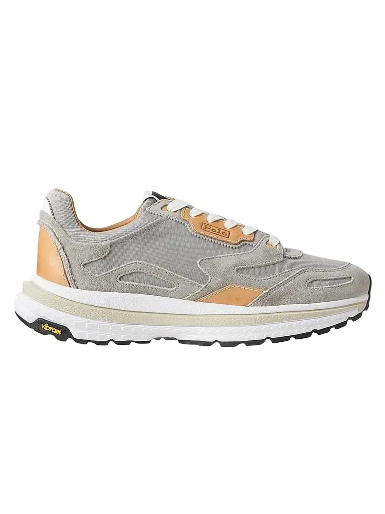 Polo Ralph Lauren Men's Nylon & Suede Low-Top Sneakers