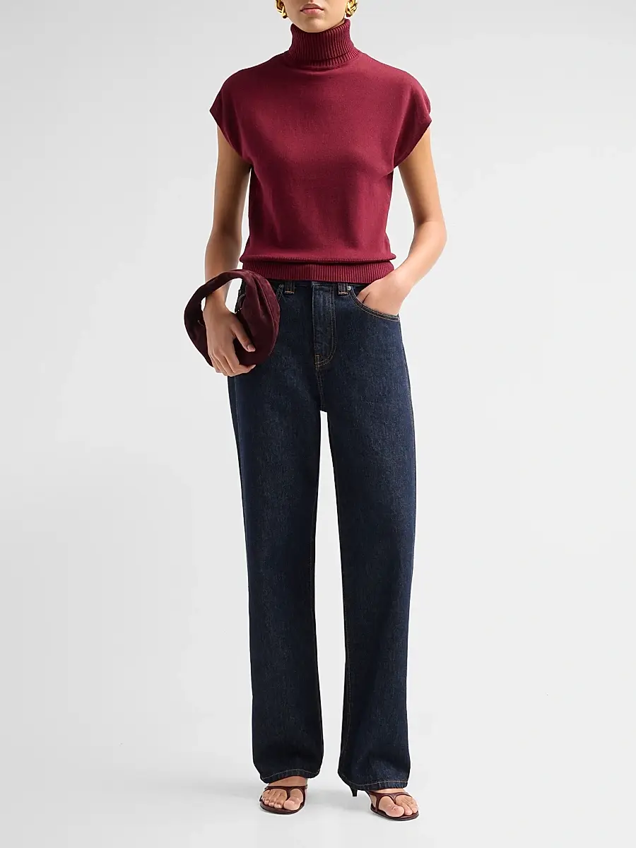 Ramy Brook Women's Natalie Cap-Sleeve Wool Sweater | Thumbnail 2 Ramy Brook Women's Natalie Cap-Sleeve Wool Sweater | Thumbnail 2