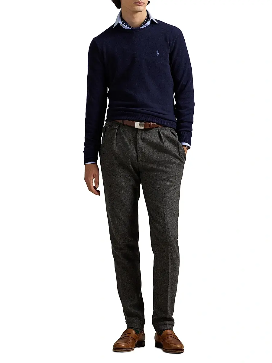 Polo Ralph Lauren Men's Logo-Embroidered Wool Sweater | Thumbnail 2