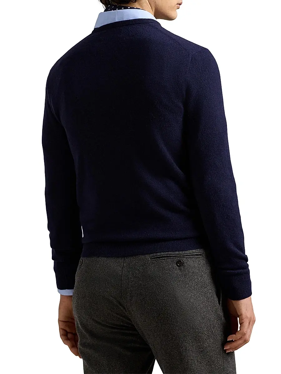 Polo Ralph Lauren Men's Logo-Embroidered Wool Sweater | Thumbnail 4