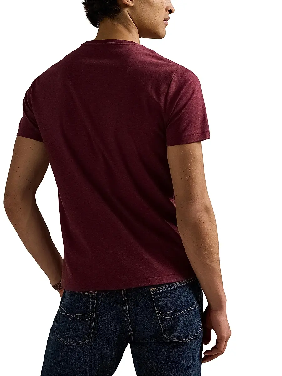 Polo Ralph Lauren Men's Cotton Jersey Crewneck T-Shirt | Thumbnail 4 Polo Ralph Lauren Men's Cotton Jersey Crewneck T-Shirt | Thumbnail 4
