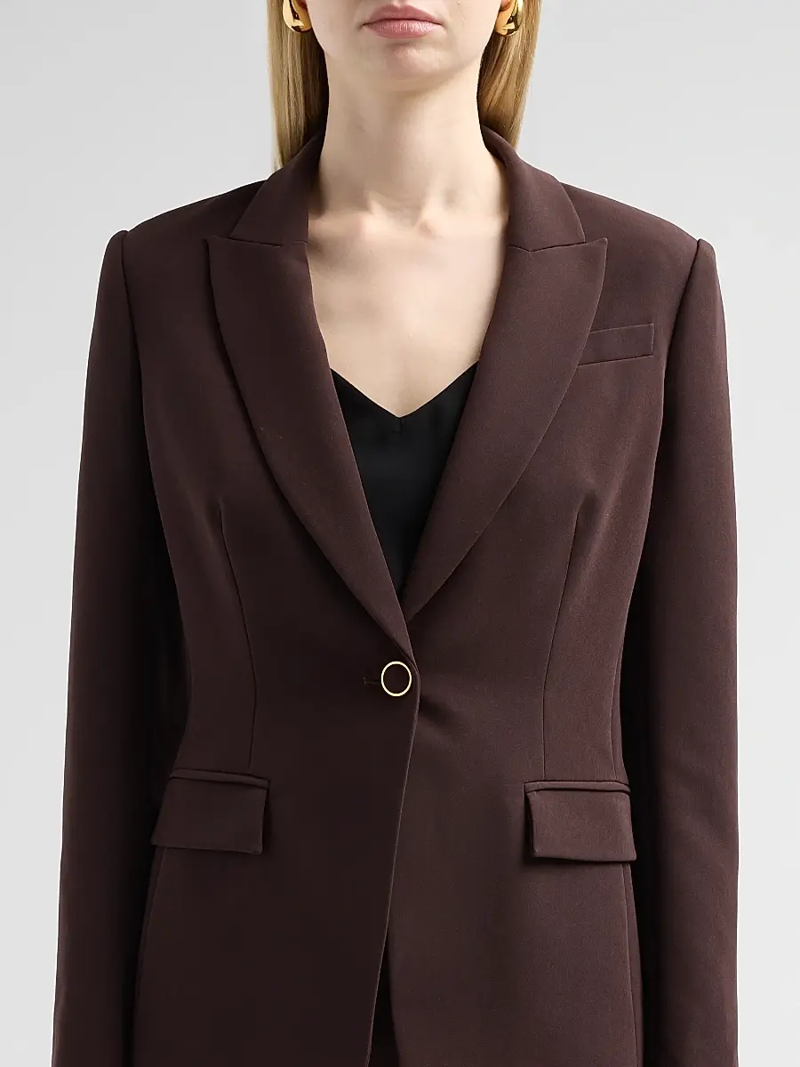 Milly Women's Avery Cady Single-Breasted Blazer | Thumbnail 5 Milly Women's Avery Cady Single-Breasted Blazer | Thumbnail 5