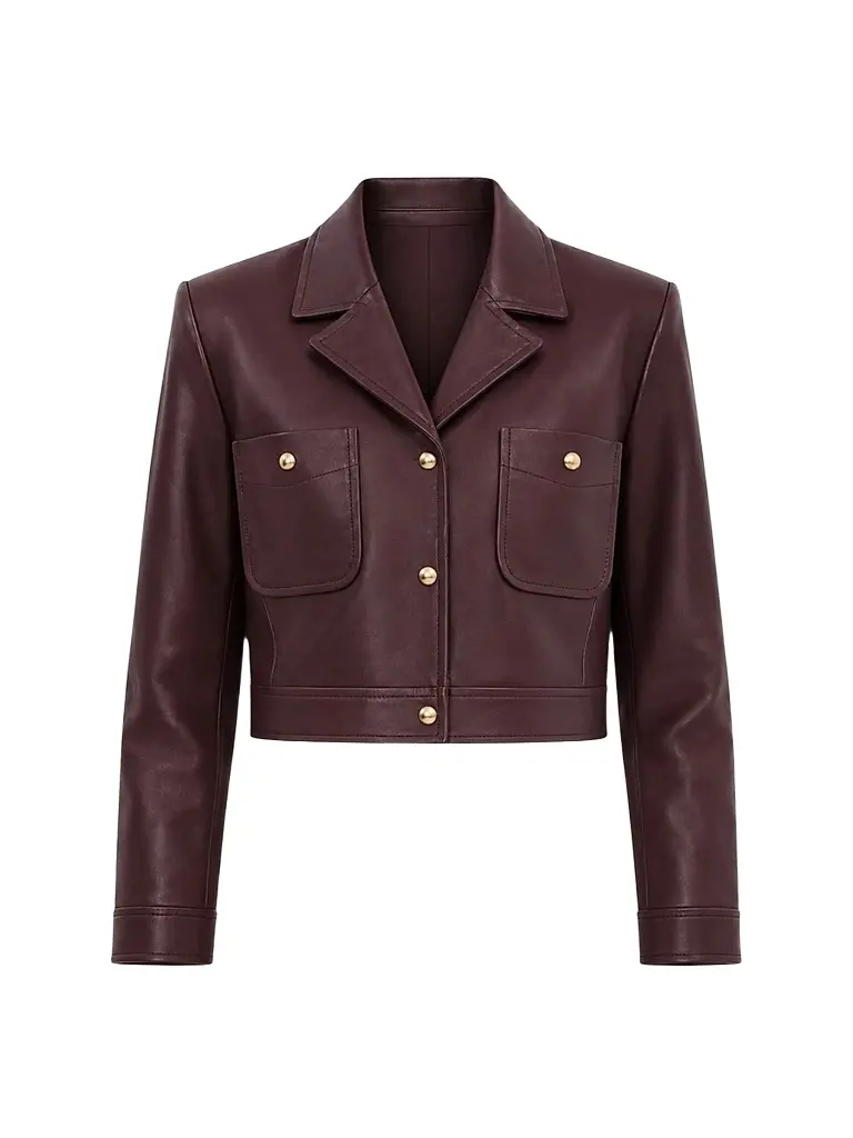 LAMARQUE Women's Lorena Lambskin Leather Jacket