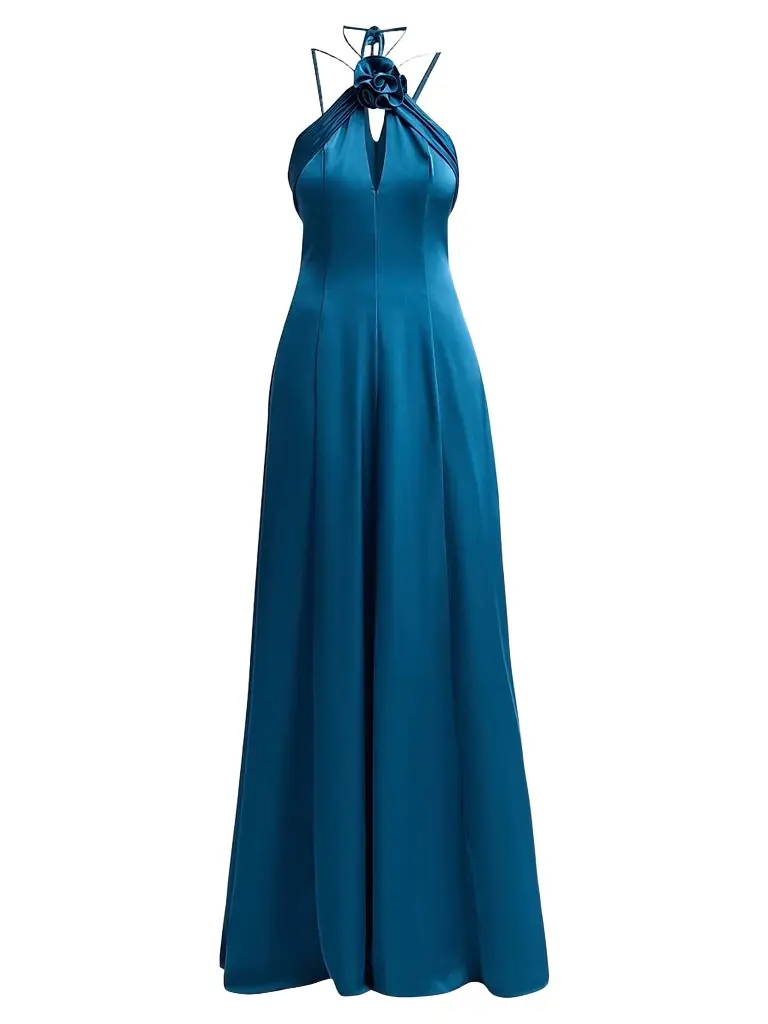Amur Women's Julia Halterneck A-Line Gown