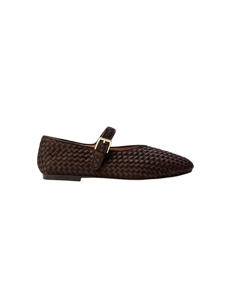 Naghedi Women's Marais Satin Mary Jane Flats