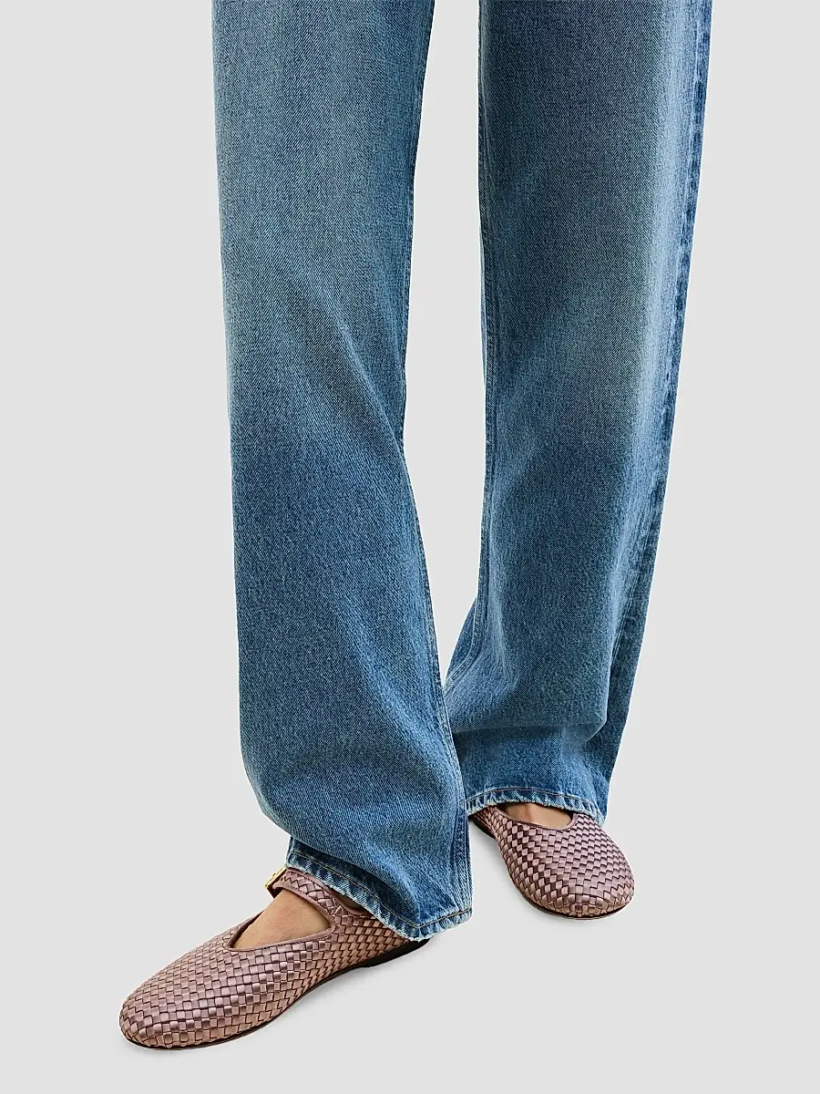 Naghedi Women's Marais Satin Mary Jane Flats | Thumbnail 5 Naghedi Women's Marais Satin Mary Jane Flats | Thumbnail 5