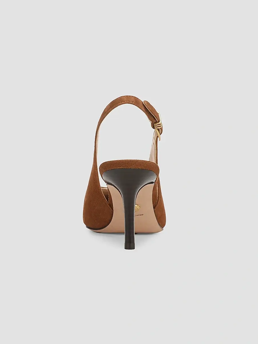 Veronica Beard Women's Luciana 70MM Suede Slingback Pumps | Thumbnail 3 Veronica Beard Women's Luciana 70MM Suede Slingback Pumps | Thumbnail 3