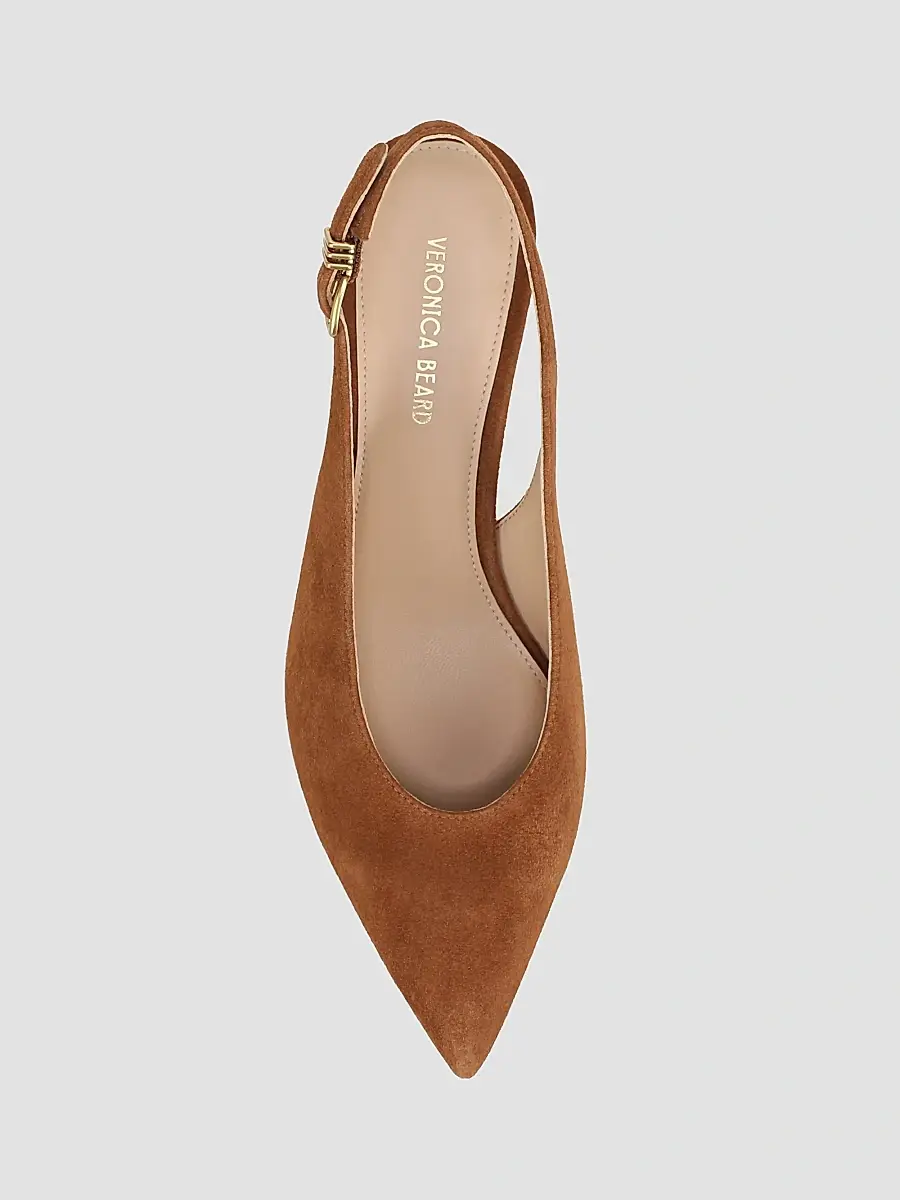 Veronica Beard Women's Luciana 70MM Suede Slingback Pumps | Thumbnail 4 Veronica Beard Women's Luciana 70MM Suede Slingback Pumps | Thumbnail 4