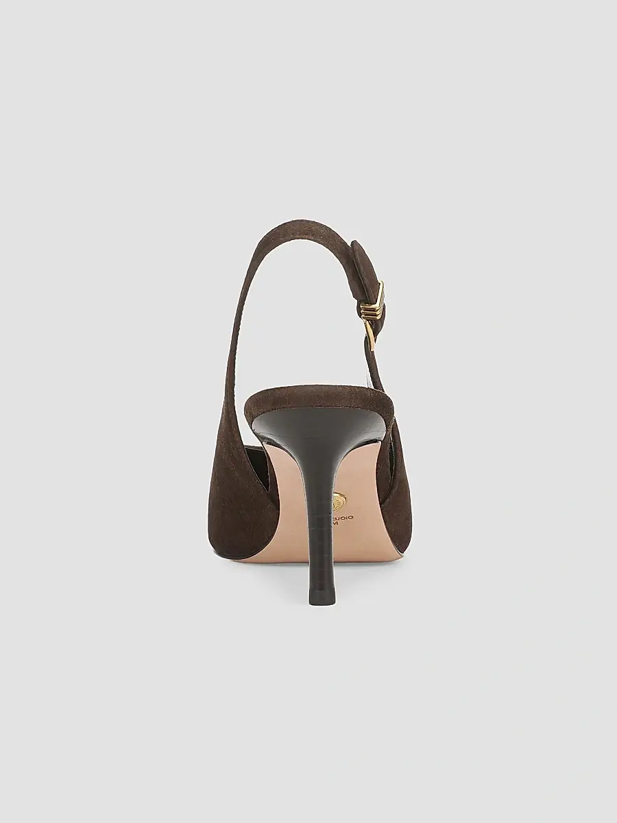 Veronica Beard Women's Luciana 70MM Suede Slingback Pumps | Thumbnail 3 Veronica Beard Women's Luciana 70MM Suede Slingback Pumps | Thumbnail 3