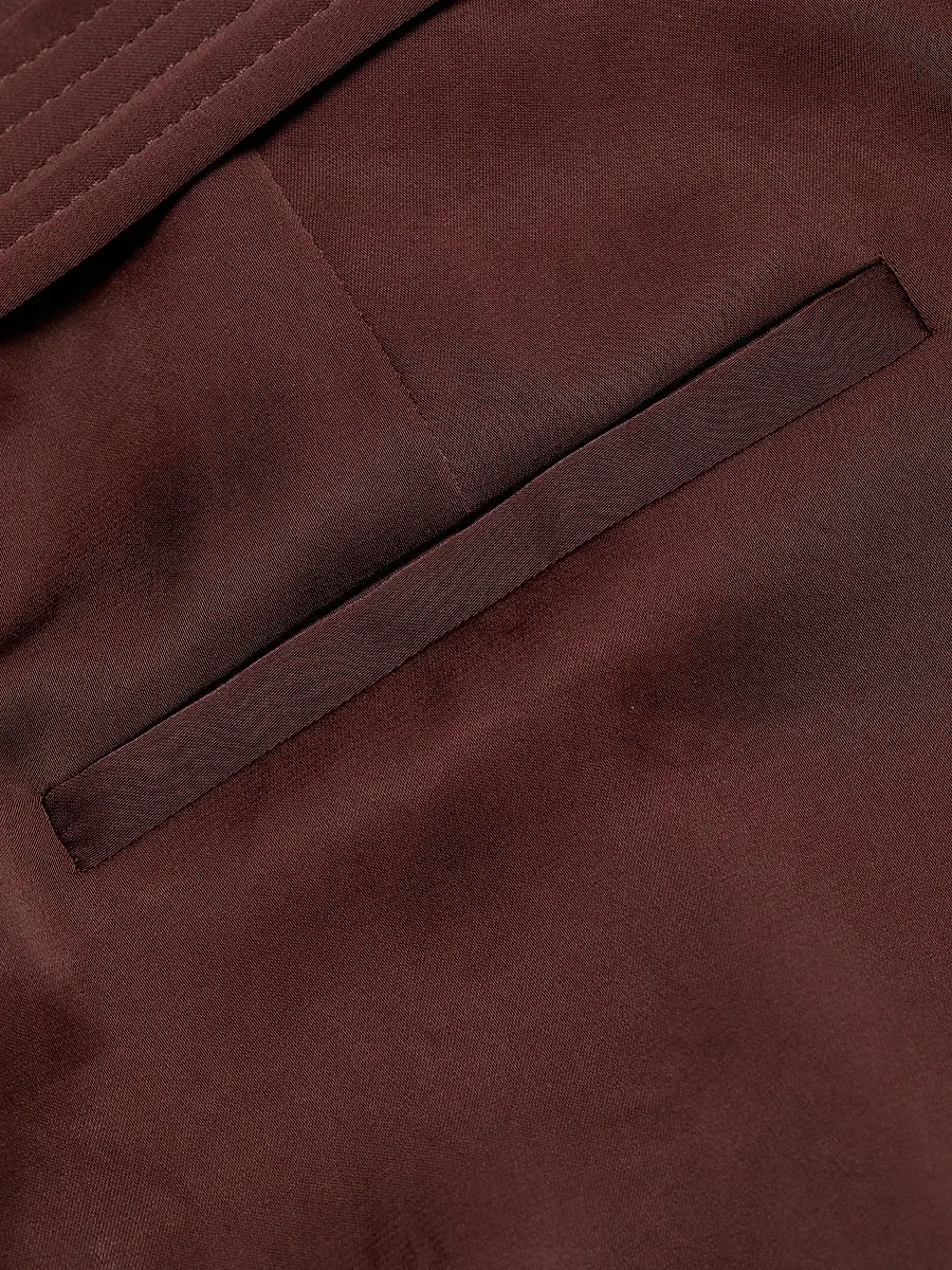 Lapointe Women's Lightweight Satin High-Rise Belted Pants | Thumbnail 7 Lapointe Women's Lightweight Satin High-Rise Belted Pants | Thumbnail 7