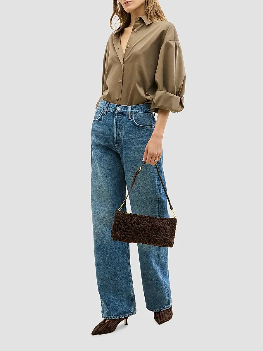 Naghedi Women's Gala Nest Weave Clutch Bag | Thumbnail 2 Naghedi Women's Gala Nest Weave Clutch Bag | Thumbnail 2
