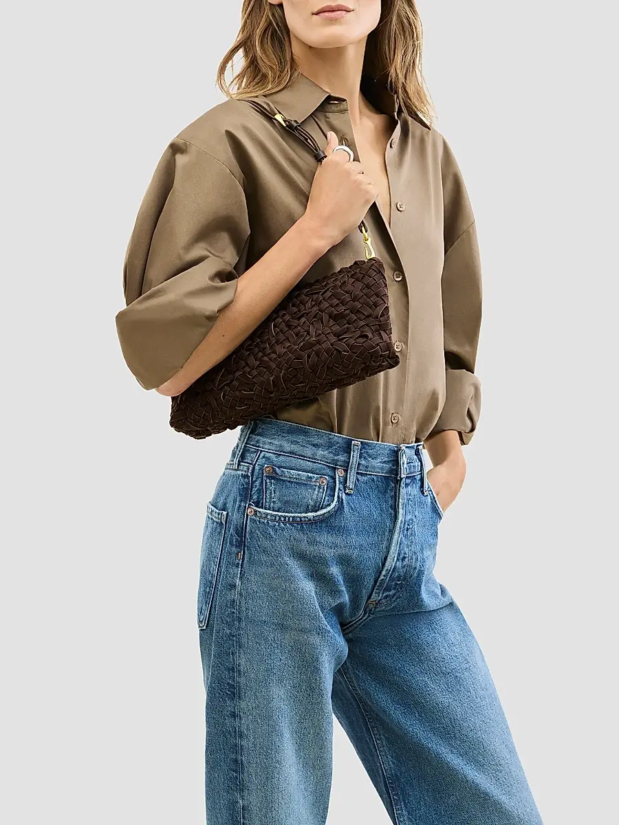 Naghedi Women's Gala Nest Weave Clutch Bag | Thumbnail 3 Naghedi Women's Gala Nest Weave Clutch Bag | Thumbnail 3