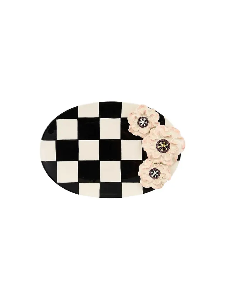 MacKenzie-Childs Blush Poppy Trinket Dish