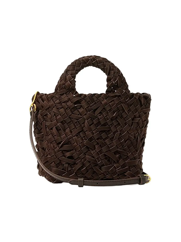 Naghedi Women's St. Barths Petit Nest Weave Top Handle Bag