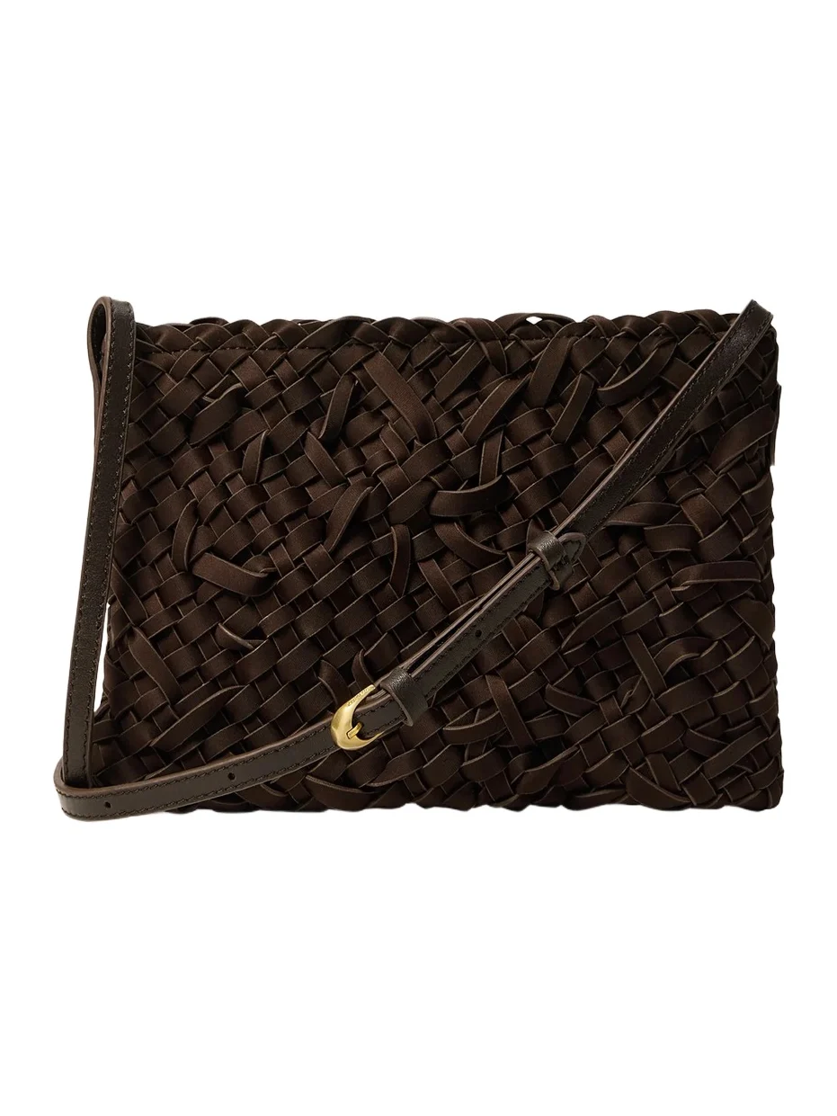 Naghedi Women's Soho Nest Weave Crossbody Bag