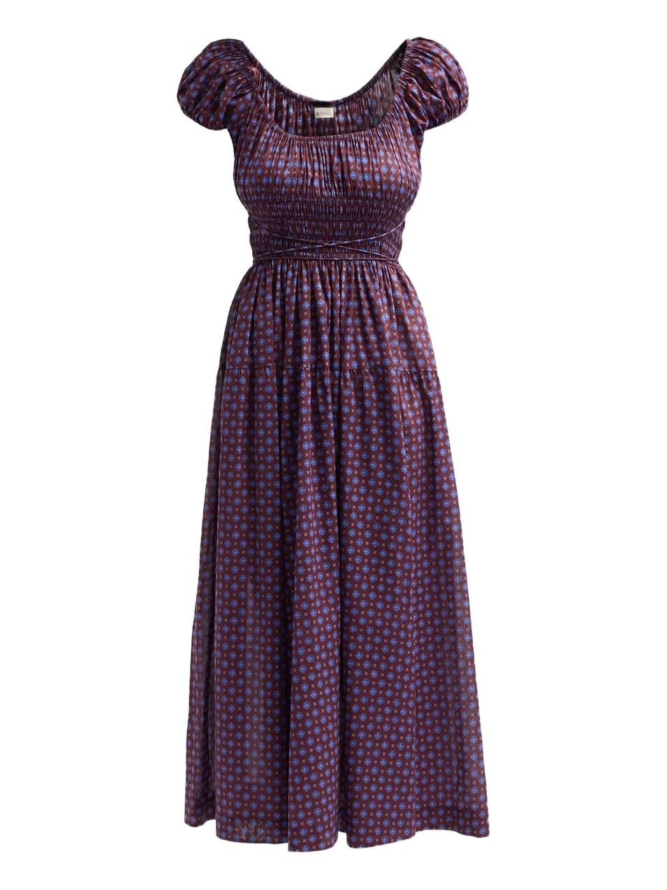 DÔEN Women's Quinelle Printed Midi Dress
