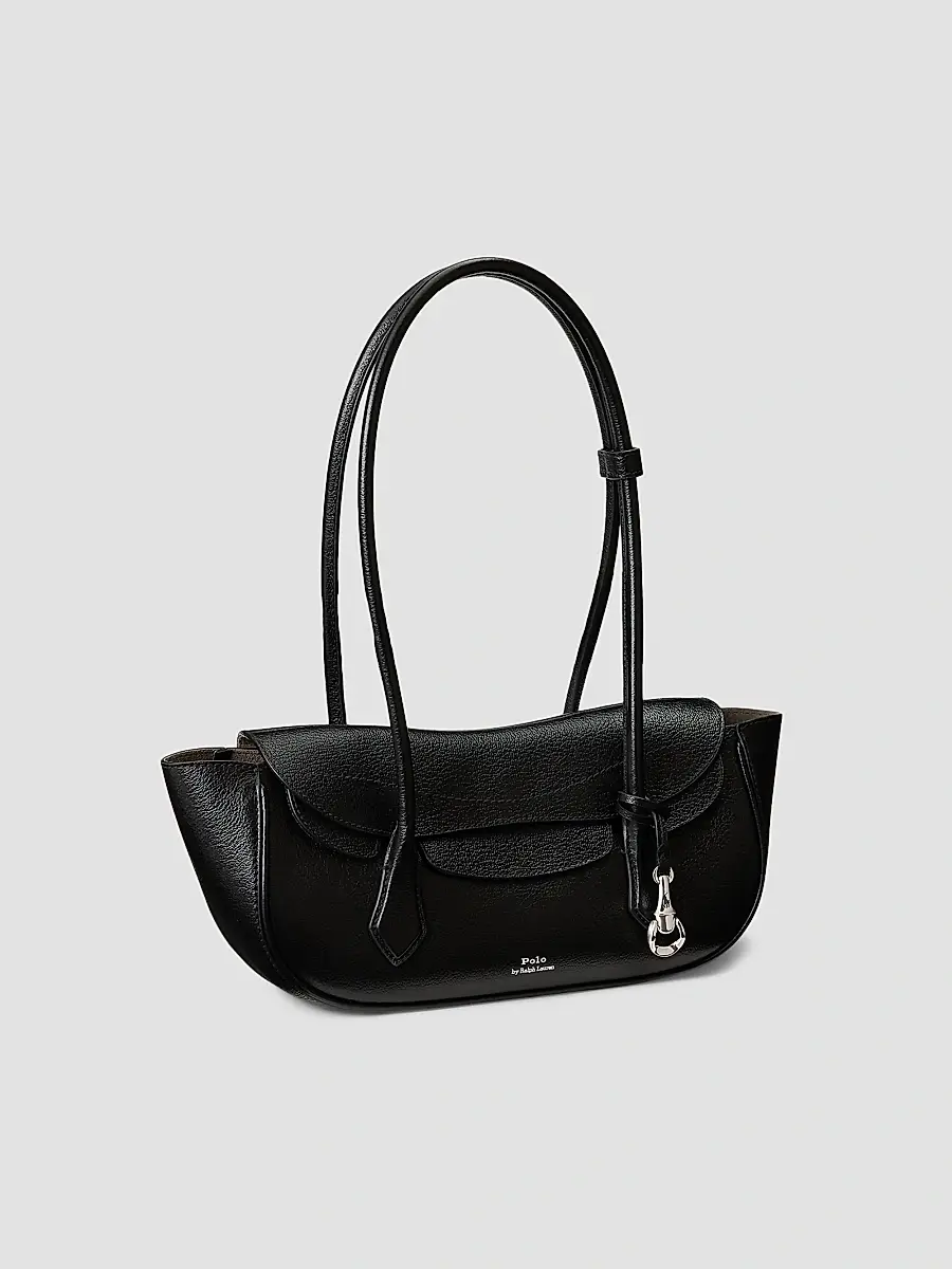 Polo Ralph Lauren Women's Polo Blaze Small Grain Leather East-West Shoulder Bag | Thumbnail 4