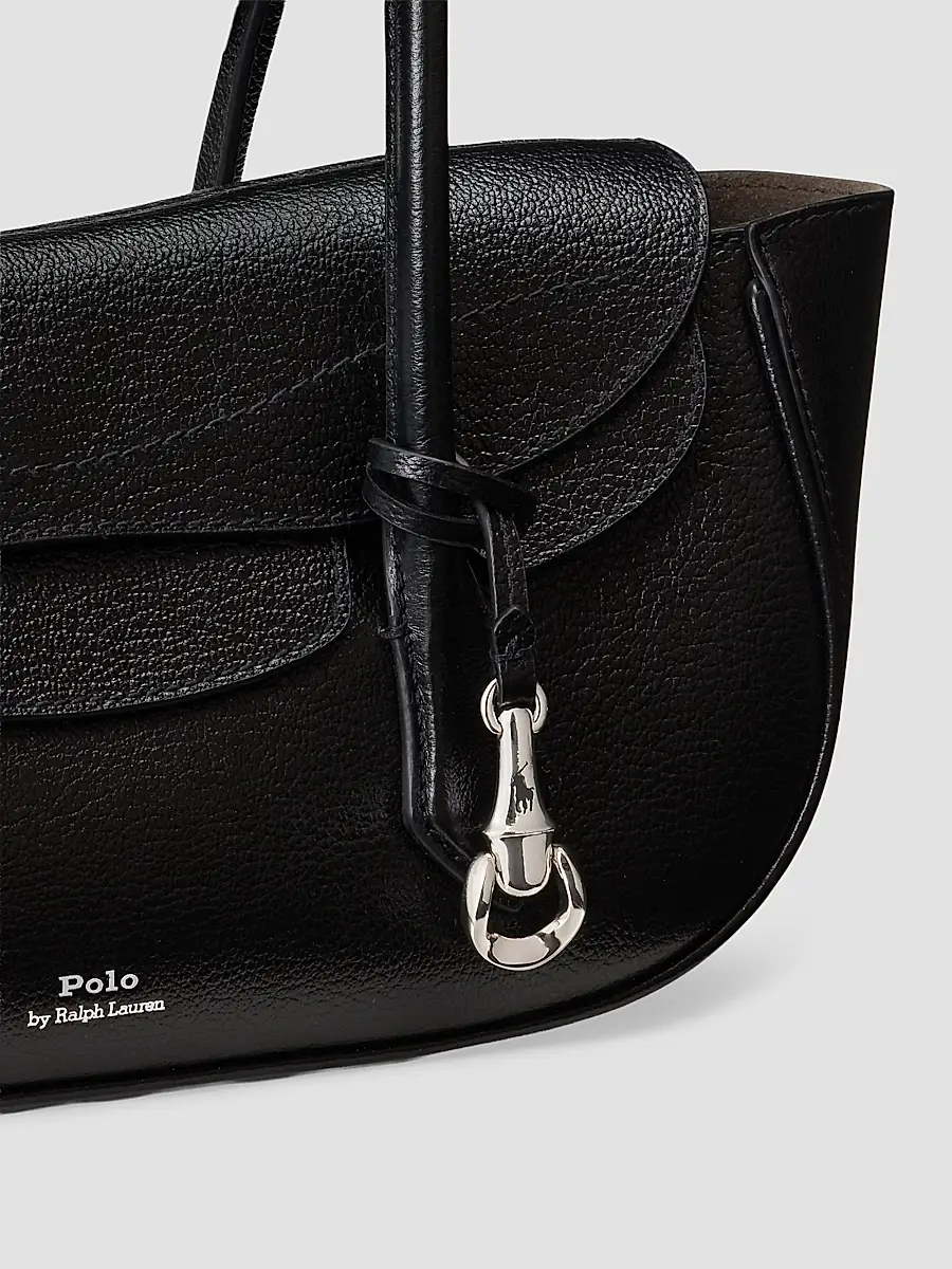 Polo Ralph Lauren Women's Polo Blaze Small Grain Leather East-West Shoulder Bag | Thumbnail 6