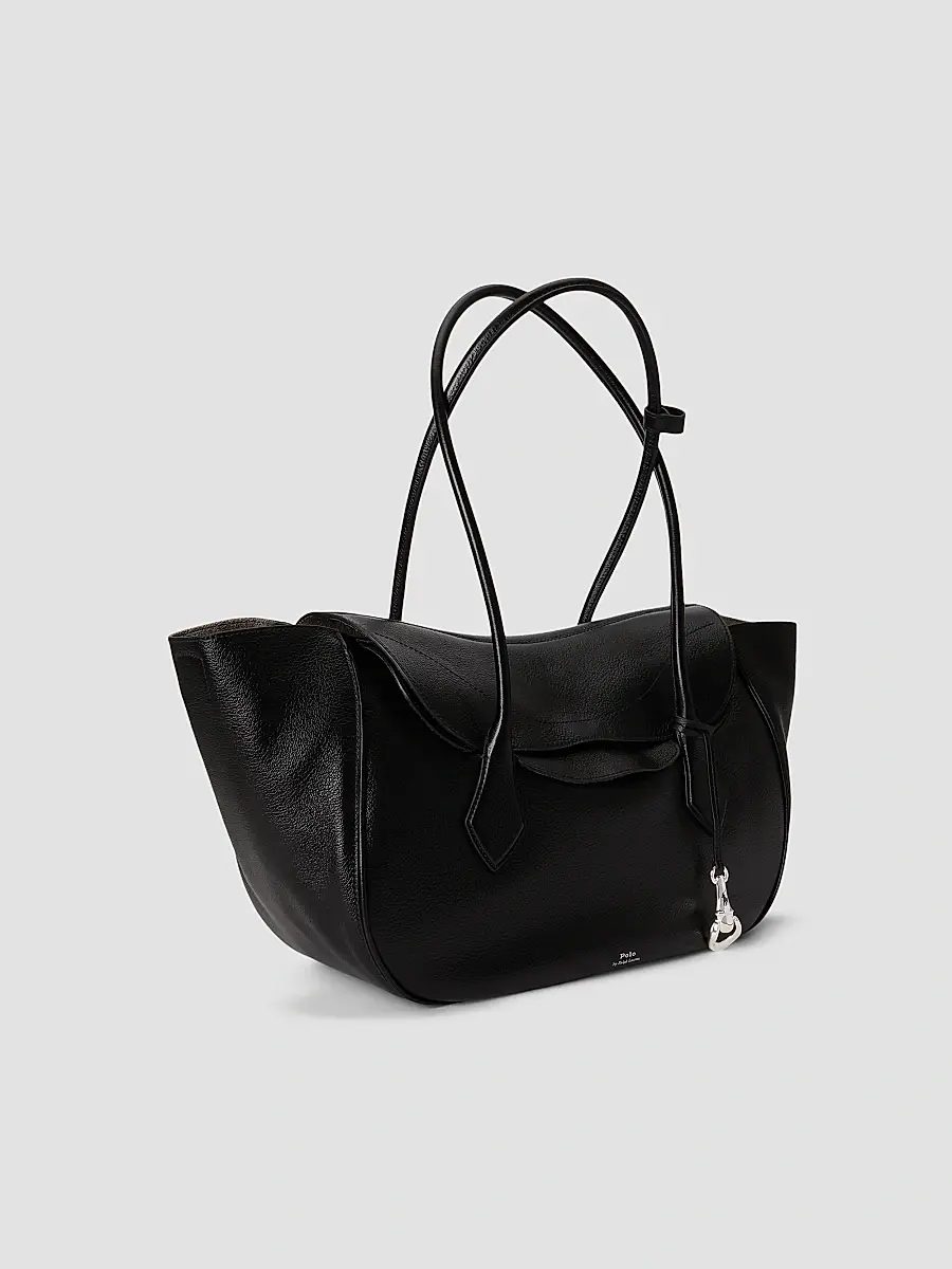 Polo Ralph Lauren Women's Polo Blaze Large Grain Leather Shoulder Bag | Thumbnail 5