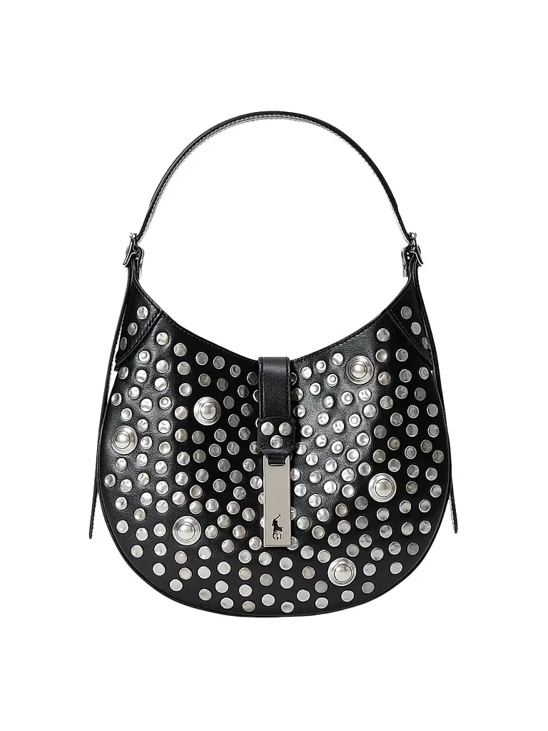 Polo Ralph Lauren Women's Polo ID Stud Small Leather Shoulder Bag
