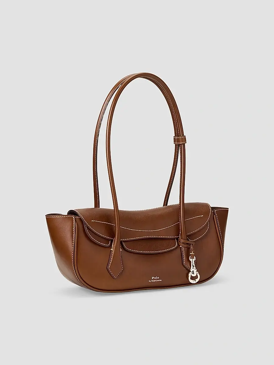 Polo Ralph Lauren Women's Polo Blaze Small Leather East-West Shoulder Bag | Thumbnail 5