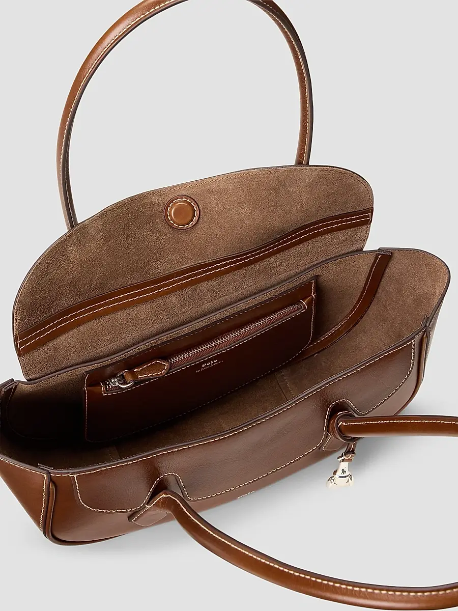 Polo Ralph Lauren Women's Polo Blaze Small Leather East-West Shoulder Bag | Thumbnail 6