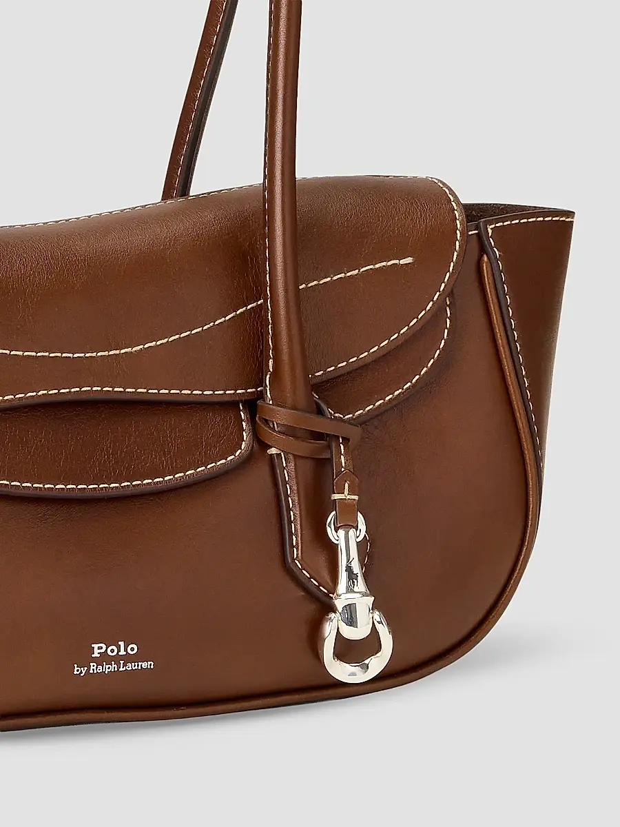 Polo Ralph Lauren Women's Polo Blaze Small Leather East-West Shoulder Bag | Thumbnail 7
