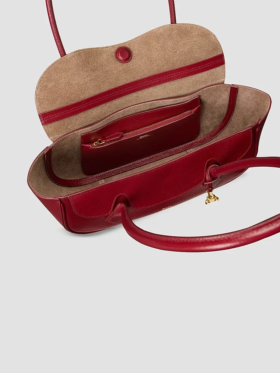 Polo Ralph Lauren Women's Polo Blaze Small Grain Leather East-West Shoulder Bag | Thumbnail 5 Polo Ralph Lauren Women's Polo Blaze Small Grain Leather East-West Shoulder Bag | Thumbnail 5