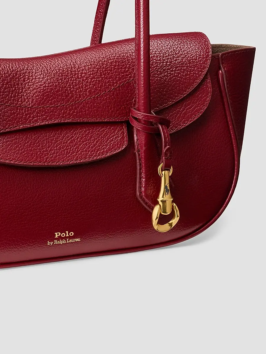 Polo Ralph Lauren Women's Polo Blaze Small Grain Leather East-West Shoulder Bag | Thumbnail 6 Polo Ralph Lauren Women's Polo Blaze Small Grain Leather East-West Shoulder Bag | Thumbnail 6