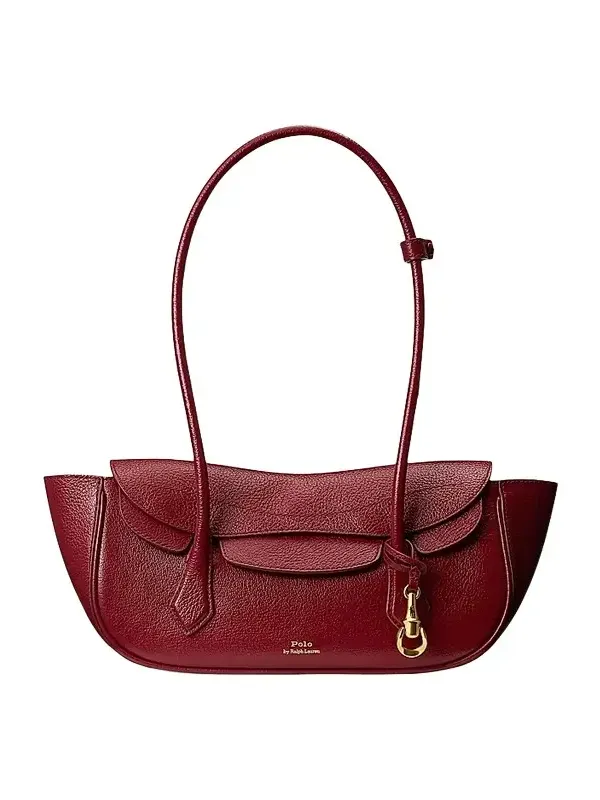 Women's Polo Blaze Small Grain Leather East-West Shoulder Bag