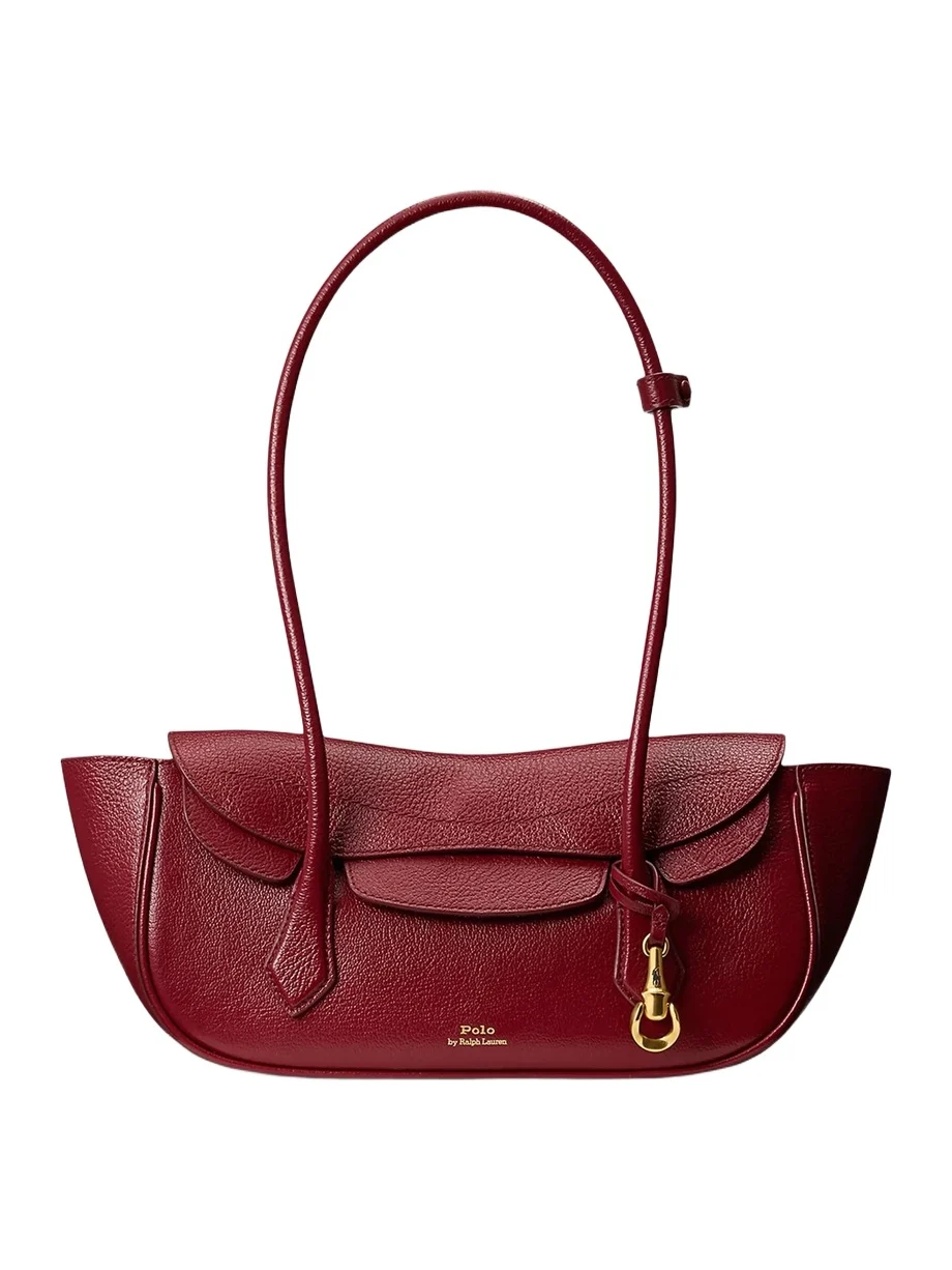 Women's Polo Blaze Small Grain Leather East-West Shoulder Bag
