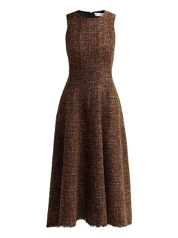 Proenza Schouler White Label Women's Beatrix Textured Tweed Midi Dress