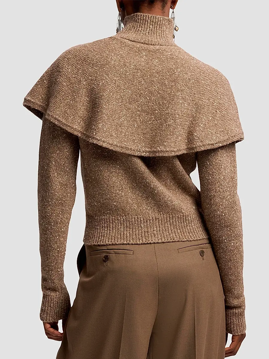 Ralph Lauren Collection Women's Cape Cashmere Donegal Sweater | Thumbnail 3