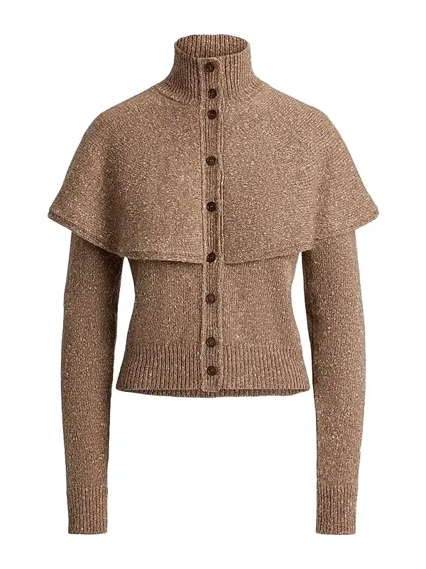 Ralph Lauren Collection Women's Cape Cashmere Donegal Sweater
