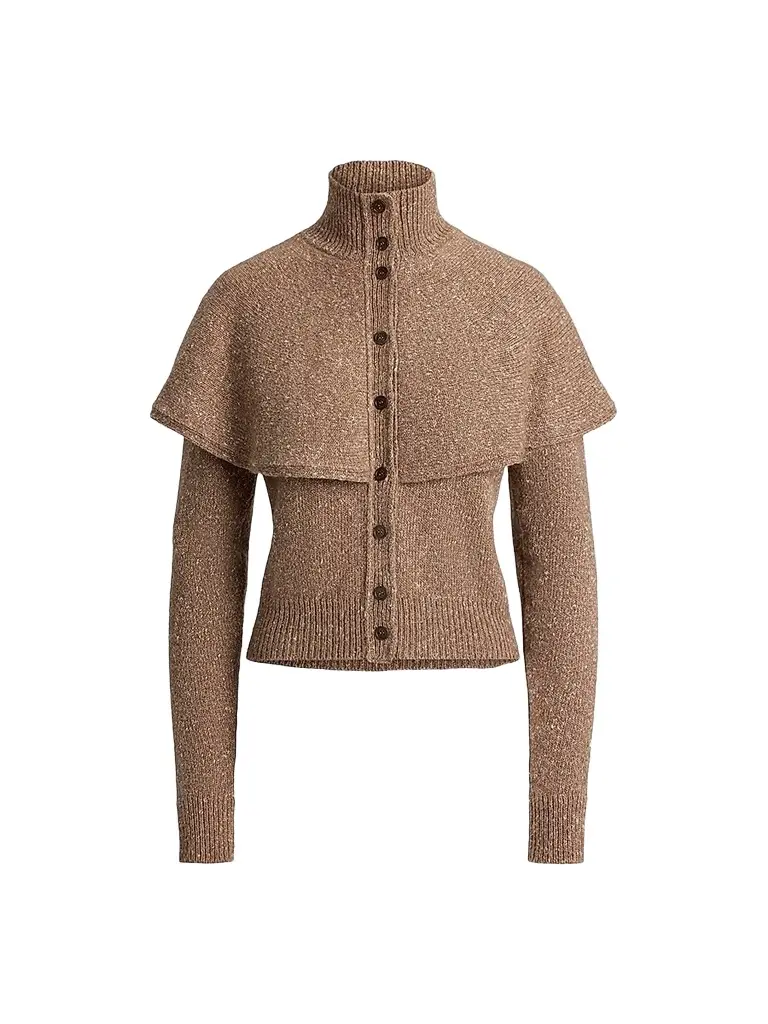 Ralph Lauren Collection Women's Cape Cashmere Donegal Sweater
