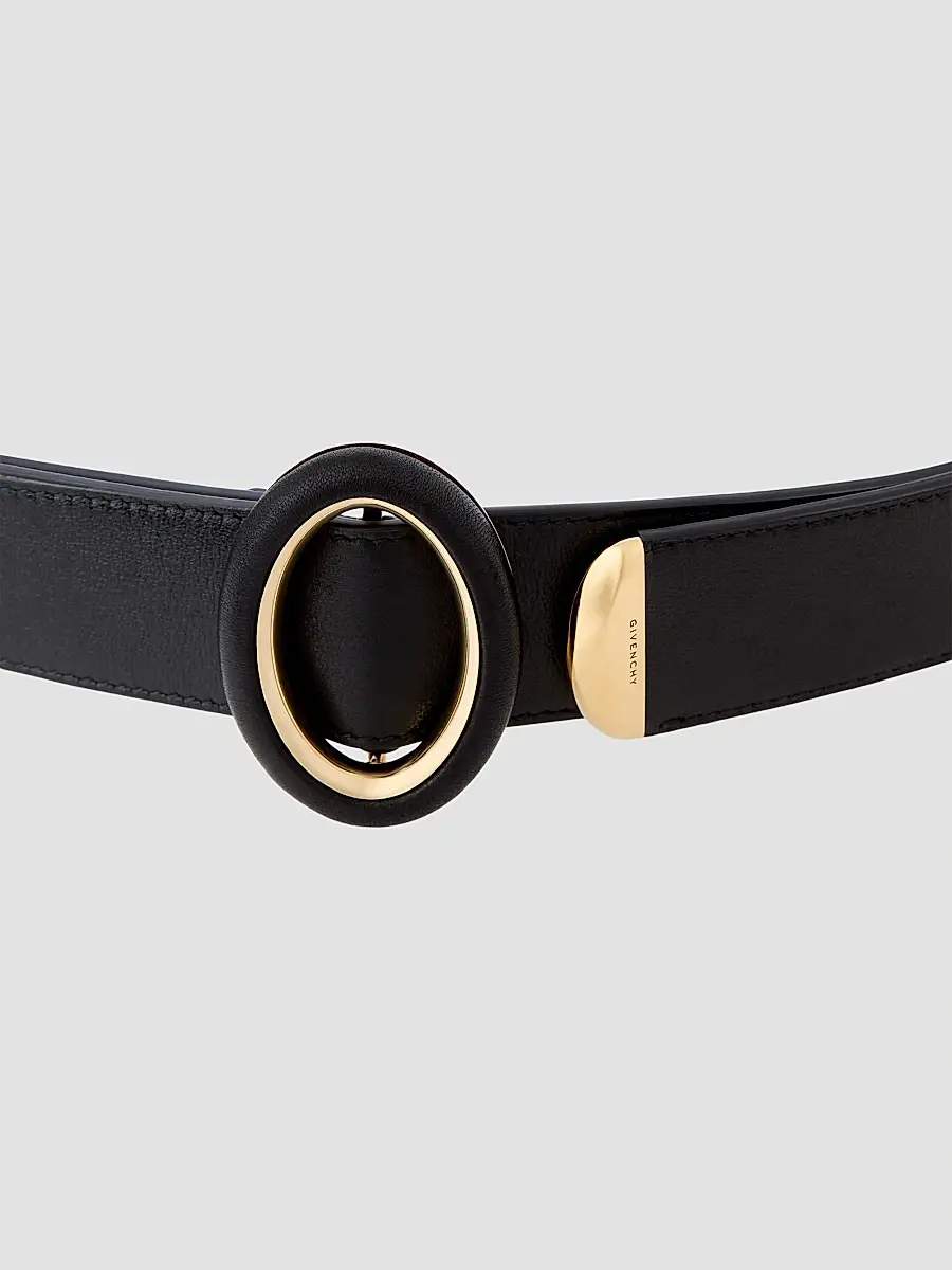 Givenchy Women's Sculpted Gem Belt in Leather - Black Gold | Thumbnail 3 Givenchy Women's Sculpted Gem Belt in Leather - Black Gold | Thumbnail 3