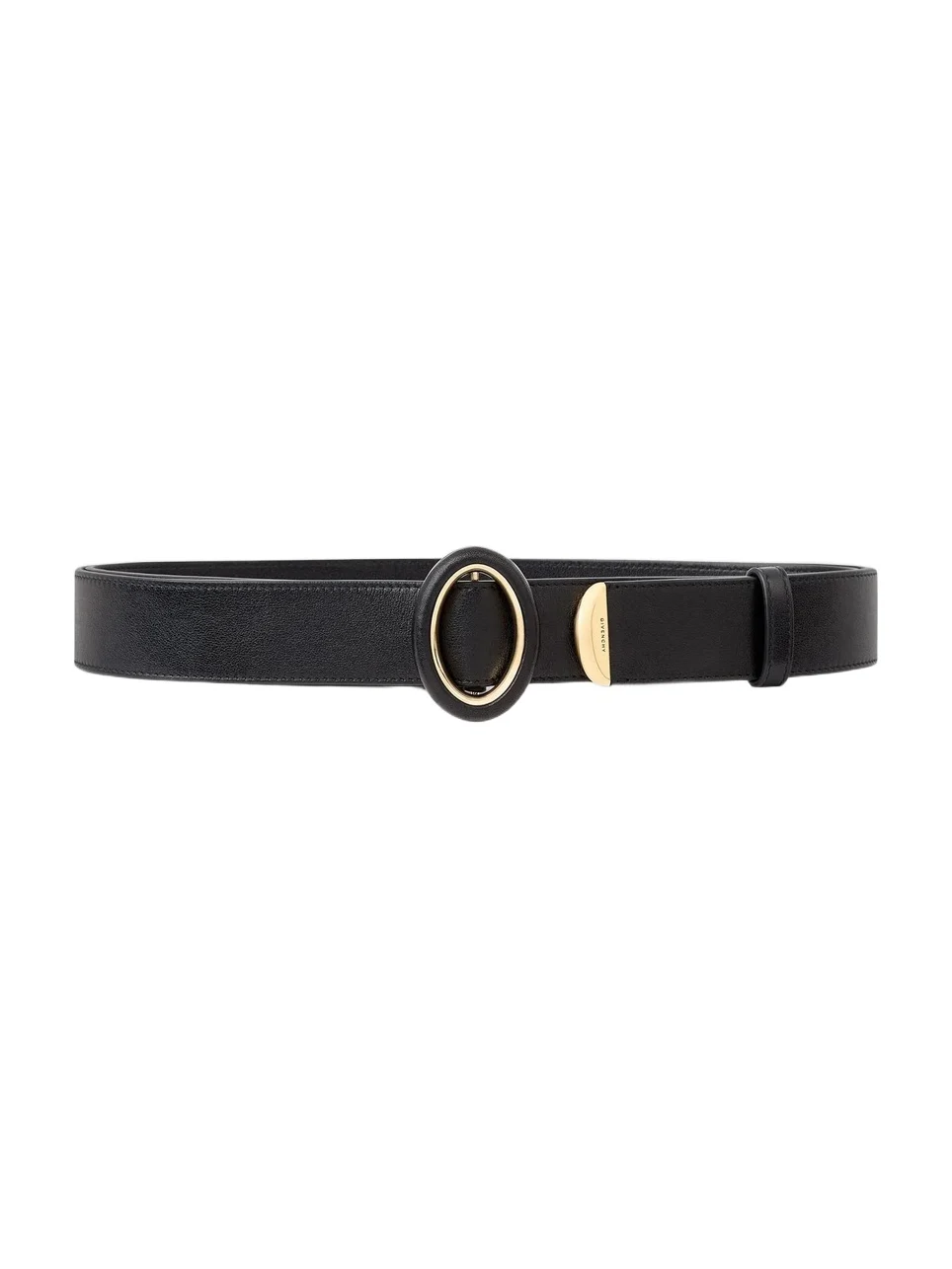 Givenchy Women's Sculpted Gem Belt in Leather - Black Gold