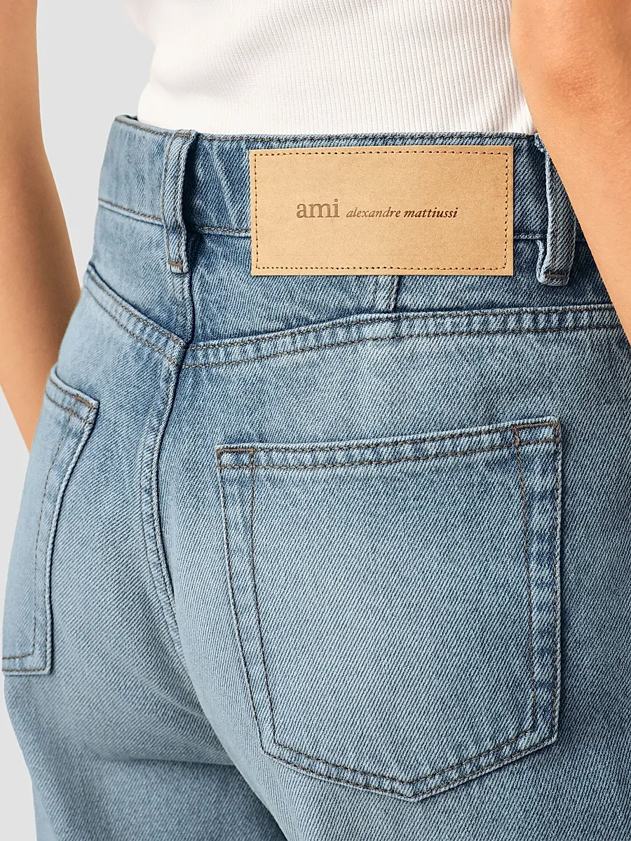 AMI PARIS Women's Flare Fit Mid-Rise Jeans | Thumbnail 5 AMI PARIS Women's Flare Fit Mid-Rise Jeans | Thumbnail 5