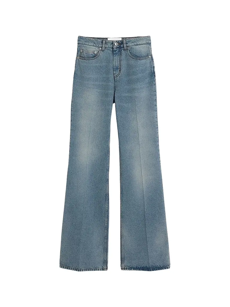 AMI PARIS Women's Flare Fit Mid-Rise Jeans | Image 1 AMI PARIS Women's Flare Fit Mid-Rise Jeans | Image 1