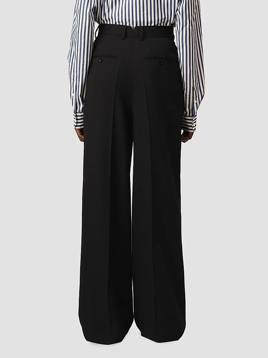 AMI PARIS Women's Zuit Wool Two-Pleat Trousers | Thumbnail 3 AMI PARIS Women's Zuit Wool Two-Pleat Trousers | Thumbnail 3