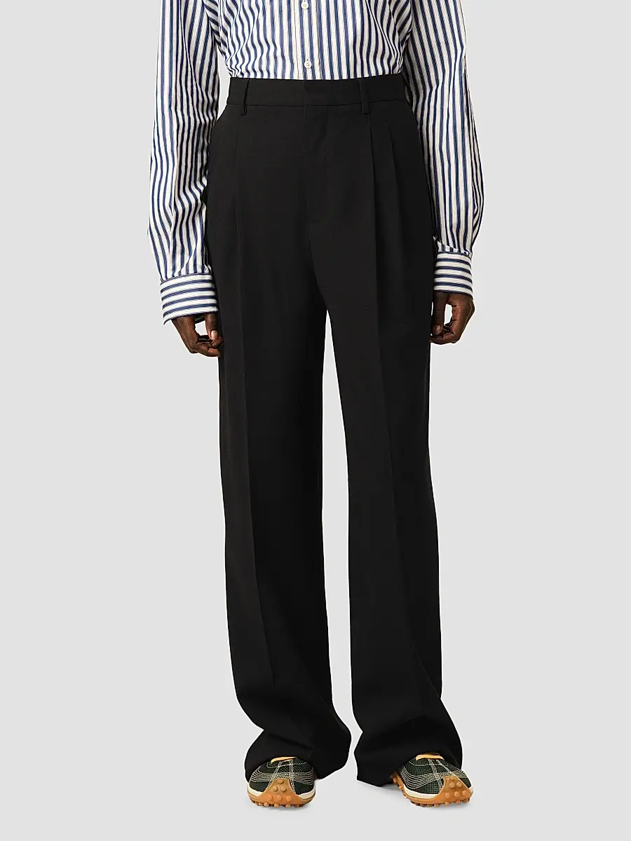AMI PARIS Women's Zuit Wool Two-Pleat Trousers | Thumbnail 4 AMI PARIS Women's Zuit Wool Two-Pleat Trousers | Thumbnail 4