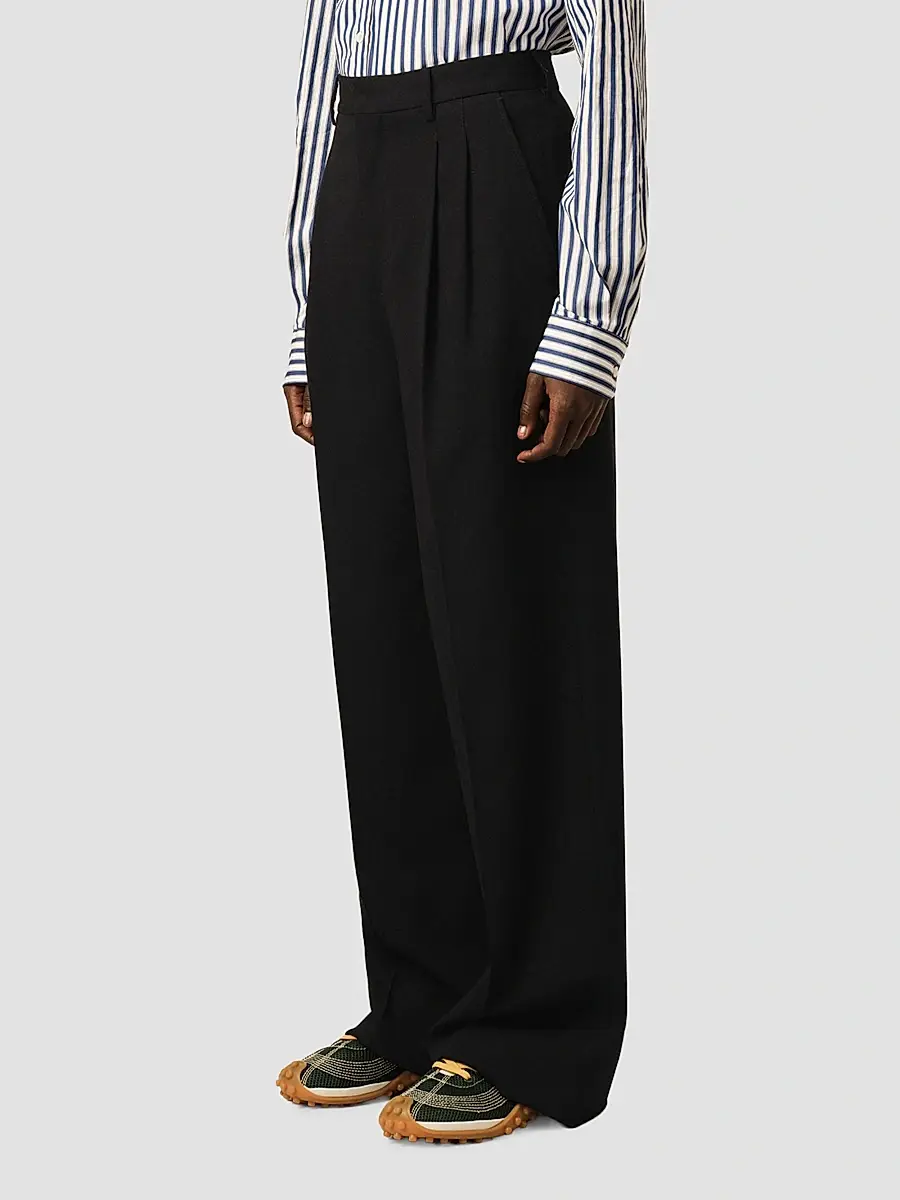 AMI PARIS Women's Zuit Wool Two-Pleat Trousers | Thumbnail 6 AMI PARIS Women's Zuit Wool Two-Pleat Trousers | Thumbnail 6