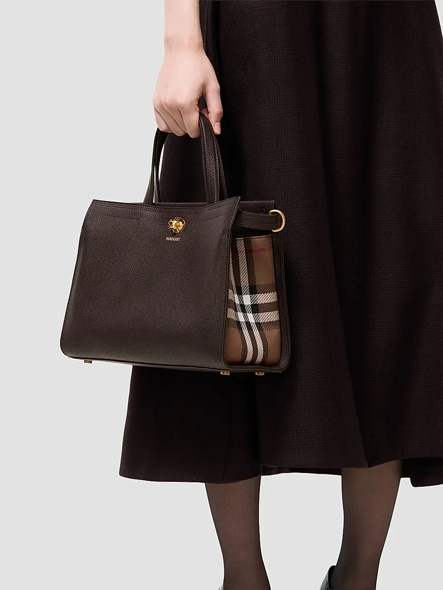 Burberry Women's Small Cotswolds Check Tote Bag | Thumbnail 2 Burberry Women's Small Cotswolds Check Tote Bag | Thumbnail 2