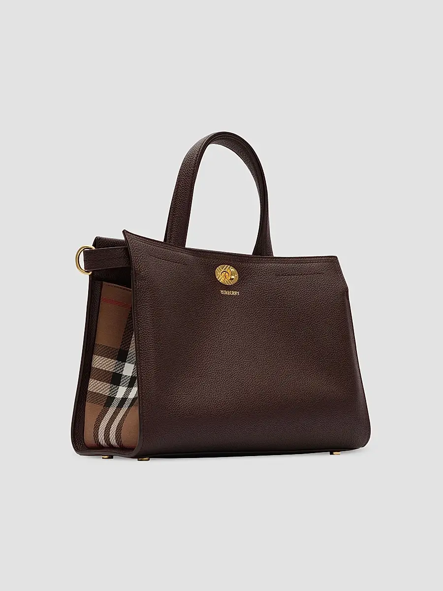 Burberry Women's Small Cotswolds Check Tote Bag | Thumbnail 5 Burberry Women's Small Cotswolds Check Tote Bag | Thumbnail 5