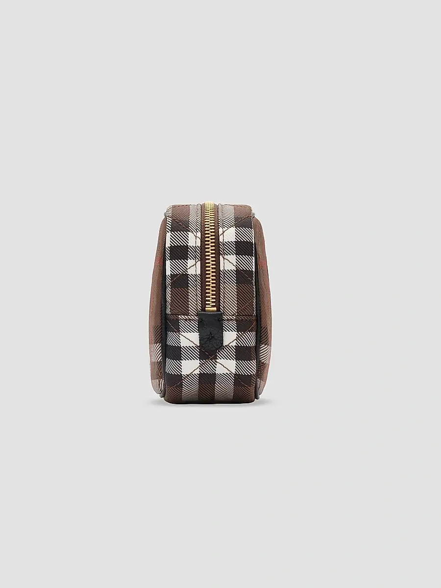 Burberry Women's Horseshoe Check Pouch | Thumbnail 3 Burberry Women's Horseshoe Check Pouch | Thumbnail 3