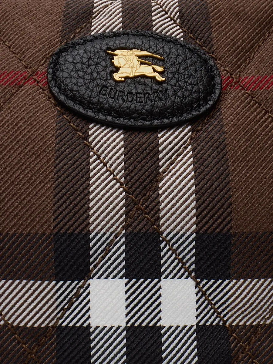 Burberry Women's Horseshoe Check Pouch | Thumbnail 4 Burberry Women's Horseshoe Check Pouch | Thumbnail 4