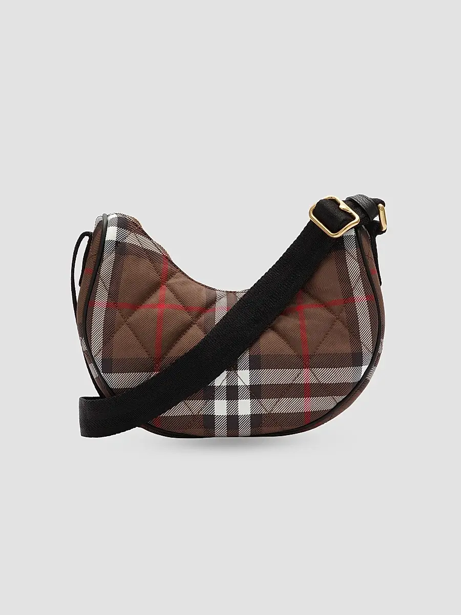 Burberry Women's Horseshoe Check Crossbody Bag | Thumbnail 2