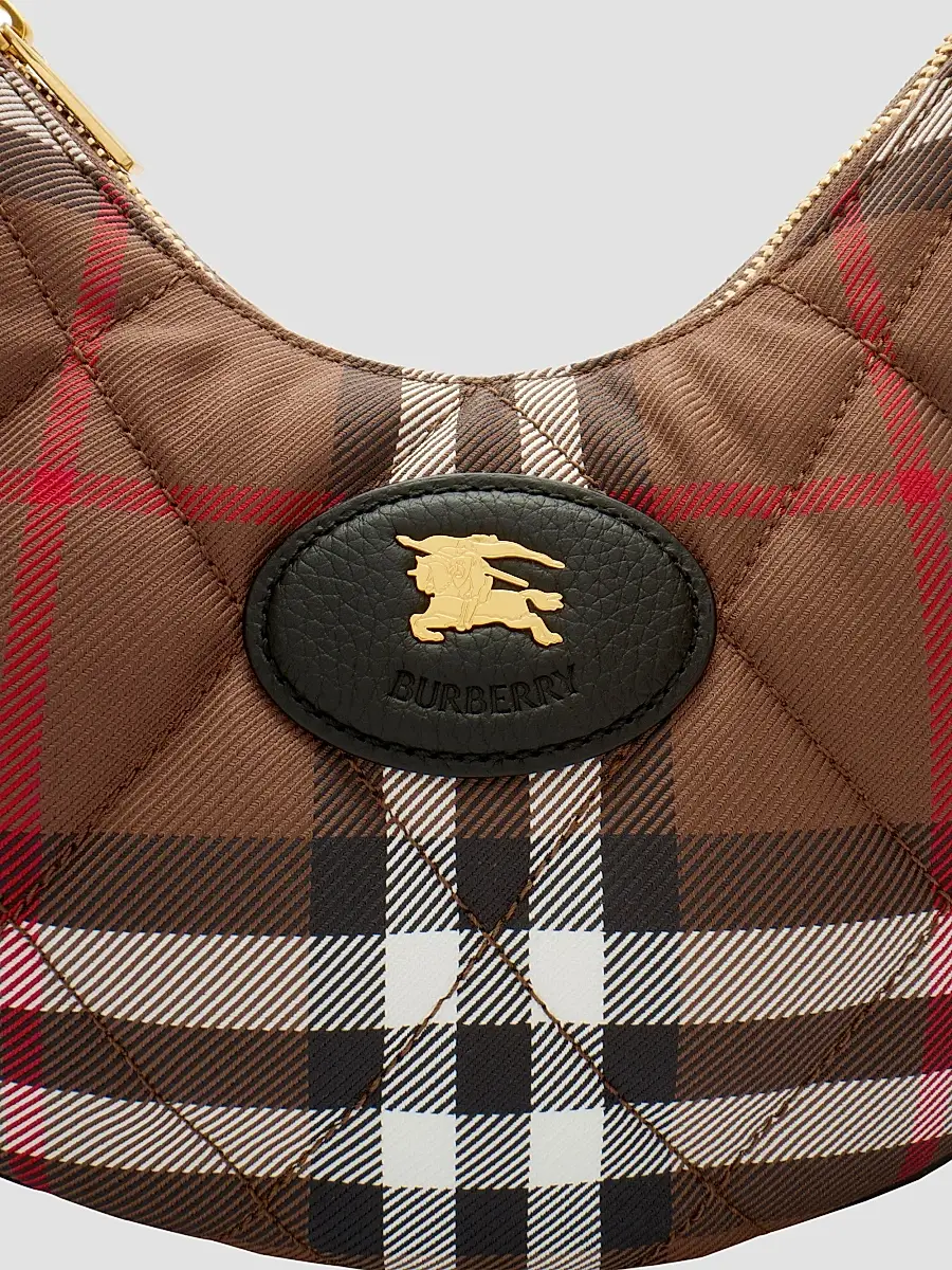 Burberry Women's Horseshoe Check Crossbody Bag | Thumbnail 4